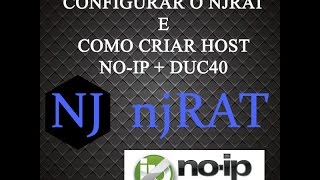 Como Baixar  Configurar e Usar o njRAT  2016 Atualizado   CONTA NOIP [upl. by Eniamzaj]