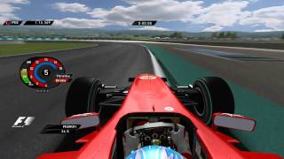 rFactor F1 2010  Fernando Alonso  Magny Course [upl. by Dugaid614]