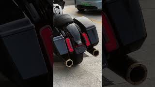 Harley Road Glide exhaust for after 2017year model [upl. by Geier]