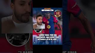 Lesión Lamine Yamal futbol fcbarcelona ubietoo lamineyamal shortvideos [upl. by Psyche]