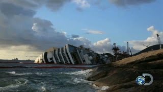 Ship Raising from Multiple Angles  Inside Raising The Concordia [upl. by Reynard]