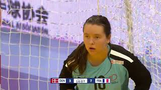 2024 IHF Womens Youth U18 WCh Allstar Team Goalies Freja Fonseca Nielsen amp Zenia Hald Nielsen [upl. by Molton424]