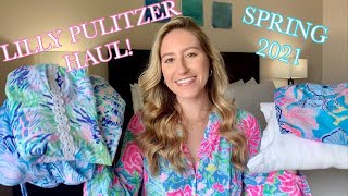 Spring 2021 Lilly Pulitzer Haul  Tawny Alessandra [upl. by Nalyd]