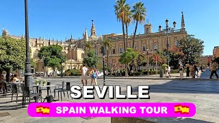 Seville Spain 🇪🇸  Old Town Walking Tour Barrio Santa Cruz [upl. by Adnak]