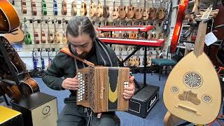 Ricardo playing a Castagnari Dony DG Melodeon  Hobgoblin Music Music [upl. by Nnybor]