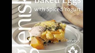 Baked Squash Eggs with Spiced Yogurt [upl. by Nrublim]