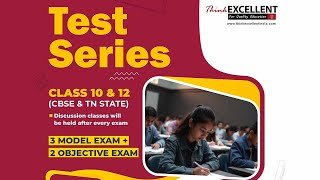 Test Series Announcement  2024  25 Batch  TN State Board and CBSE CLASS 10 amp 12 [upl. by Vivica]