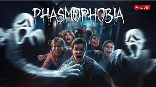 Haunted House Horrors Phasmophobia Live [upl. by Justicz956]