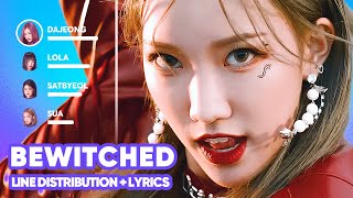 PIXY  Bewitched Eng Ver Line Distribution  Lyrics Karaoke PATREON REQUESTED [upl. by Briggs]