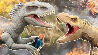 Indominus rex in Battle with All Dinosaurs  Animal Revolt Battle Simulator [upl. by Magavern]