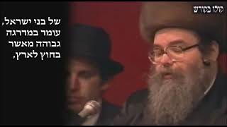 Belzer Rebbe Calling On Jews In the Diaspora To Move To The Holy Land  Tammuz 5754 [upl. by Newman]