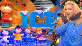 Christmas at Gaylord Palms  FULL Review ICE Charlie Brown Christmas Food Shows More 2023 [upl. by Aerdnuahs]