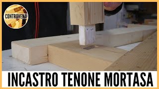 INCASTRO TENONE MORTASA come è fatto e come realizzarlo  3 MDF 22 Falegnameria legno fai da te [upl. by Yecart]