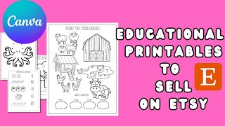 Children’s worksheets that you can make with Canva and ChatGPT  FULL TUTORIAL [upl. by Eran423]