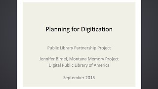 Planning for Digitization [upl. by Esirec]