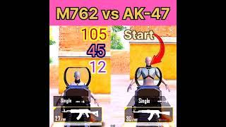 M762 vs AK47 gun Damage shorts bgmi car next challenge comment now [upl. by Maurine]