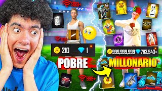 LE REGALE 80 MIL DIAMANTES A UN SUSCRIPTOR Y SU CUENTA SE VOLVIO LEGENDARIA EN FREE FIRE  TheDonato [upl. by Jere]