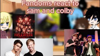 FINALLY FINISHED Fandoms react to SamampColby part 39 [upl. by Genie806]