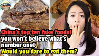 Scary Counterfeit Foods In China！Fake salt fake beef would you dare to eat them [upl. by Breban]