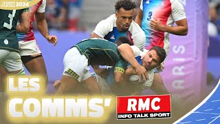 JO 2024  Rugby à 7  les Bleus renversent lAfrique du Sud 195 et filent en finale replay RMC [upl. by Audrie]