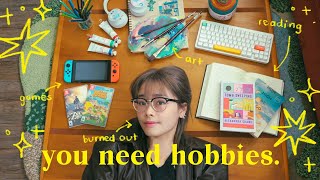 why you need hobbies in 2024  rediscovering my hobbies as a burned out college student [upl. by Goodkin]