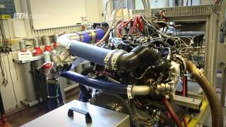 Ultraefficient hybrid engine runs on natural gas and diesel [upl. by Anaihs282]