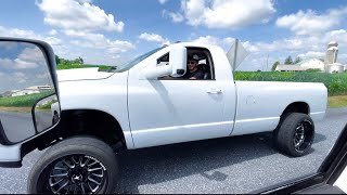 1113HP Cummins DOES A WHEELIE Racing Gabe Farrell Productions 800HP 2nd Gen [upl. by Ymar]