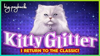 Kitty Glitter Slot  BONUS ON THE BIG BET YES [upl. by Assed]