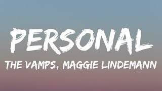 The Vamps Maggie Lindemann  Personal Lyrics  Lyrics Video [upl. by Leahcin]