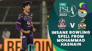 Insane Bowling Spell From Mohammad Hasnain  Quetta vs Peshawar  Match 9  HBL PSL 8  MI2T [upl. by Idnahc]