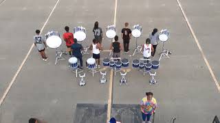 2019 Shoemaker High School Drumline  Rehearsal Run [upl. by Anileuqcaj]