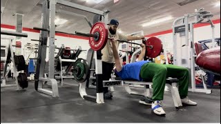 Bench Press PR 1225KG270LBs [upl. by Naziaf]