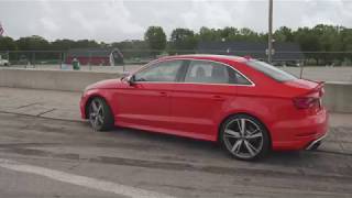 Audi RS3 at Lightning Lap 2018 [upl. by Yelyk]