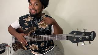 BASS COVER  CARIDADE  RAIZ CORAL [upl. by Forester]