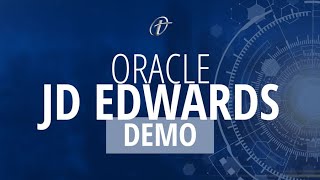 Oracle JD Edwards Demo [upl. by Harrington]