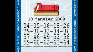 Loto Québec  Résultats des tirages  2009 [upl. by Atikahs168]