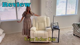 Korser Rocker Recliner Chair Review  Is it Quality [upl. by Adim]