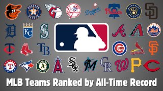 MLB Teams Ranked by AllTime Record 2024 [upl. by Landmeier]