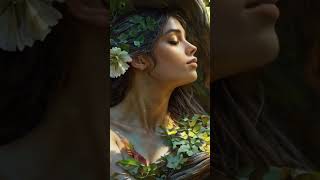 Dryad Tree Spirits amp Gaia  Nature Bird Sounds Soothing Harp Peaceful Relaxing Music [upl. by Emmott]