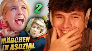 RAPUNZEL RUMPELSTILZCHEN und CO🤣Reaktion  MÄRCHEN in ASOZIAL 2 feat Kelly  Julien Bam [upl. by Adihsar690]