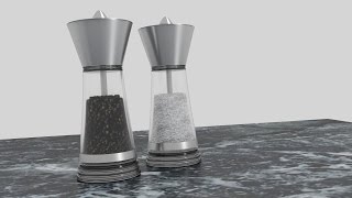 Modeling Salt amp Pepper Shaker in Blender Timelapse [upl. by Ialohcin]