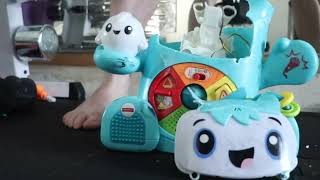 Fisher Price Dance amp Groove Rockit Dance Dance Rainbow Worm and Baby Einstein Go Opus Go Destr [upl. by Gabriella210]