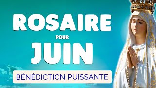 🙏 ROSAIRE pour JUIN 2024 🙏 Puissant Rosaire pour ce MOIS [upl. by Lillis]