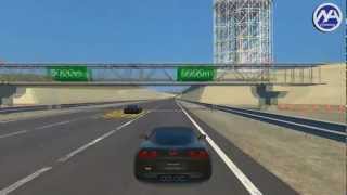 GT5  Drag Race  Chevrolet Corvette ZR1 C6 09 vs TVR Cerbera speed 12 00 [upl. by Andree]