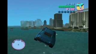 GTA Vice City Flying around With A Car [upl. by Carlita]