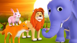 हाथी राजा चलो खेले हम मस्त और तुम बच्चों का गाना hathi wala kids baby cartoon song [upl. by Oicnevuj]