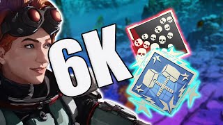 6K Damage 20 Bomb Using Horizon in RANKED  Apex Legends Season 11 [upl. by Acirem890]