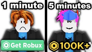 How I Made 100000 Robux in 5 Minutes [upl. by Brewer744]