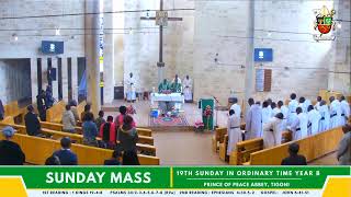 SUNDAY MASS 19TH SUNDAY IN ORDINARY TIME  PRINCE OF PEACE ABBEY TIGONI C [upl. by Frazier]