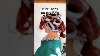 Flexi rods on dry hair hairstyles [upl. by Judie]